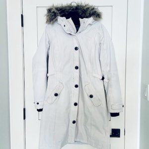 The North Face White Goose Down Parka